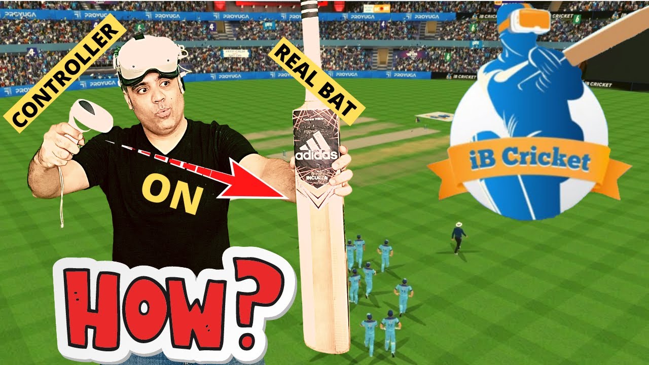 HOW TO ATTACH QUEST 2 CONTROLLER ON ANY BAT | IB CRICKET VR CUSTOM BAT SETUP QUICK EASY METHOD