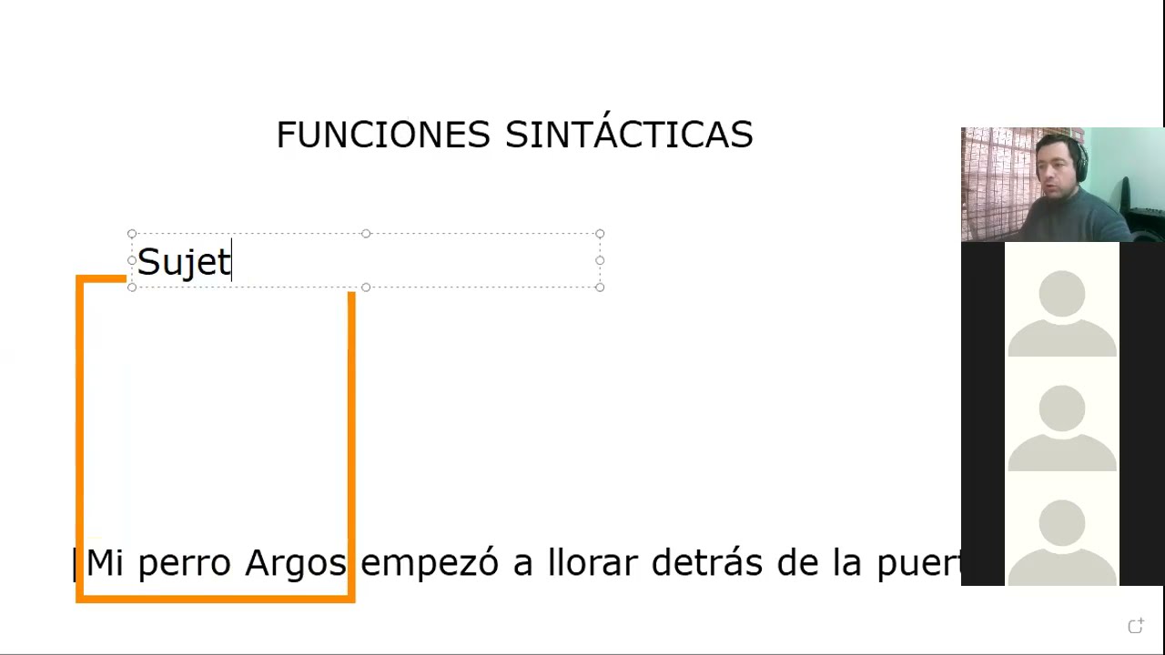 Lengua Castellana I. Sintaxis. Funciones Sintácticas