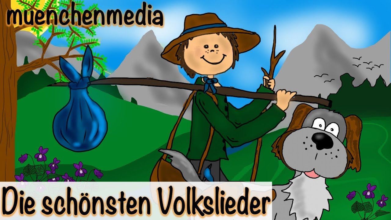 🎵 Die schönsten Volkslieder - Video Mix - Kinderlieder zum Mitsingen | Kinderlieder deutsch
