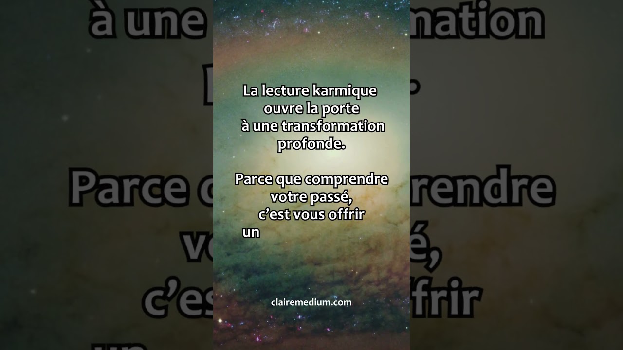 ⚡ Découvre la lecture karmique avec Claire Thomas