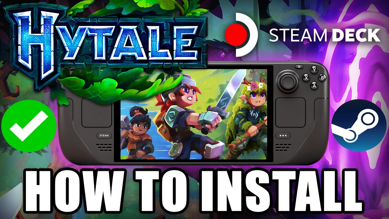 How to Play Hytale On Steam Deck (SteamOS) - EASY FAST Setup Guide
