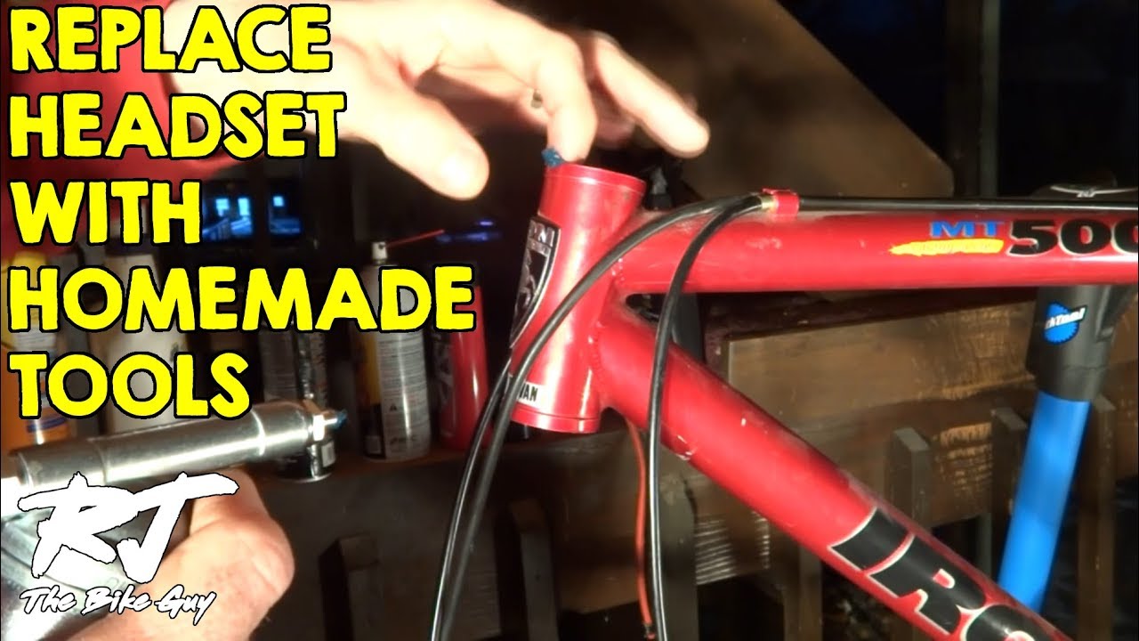 Replace Bike Headset With Cheap Homemade Tools