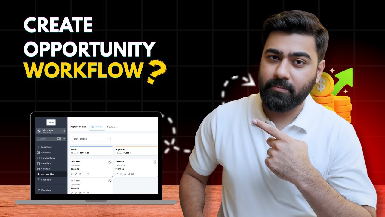 How to Use Create Opportunity Workflow Action | Part 1 Go High Level Automation