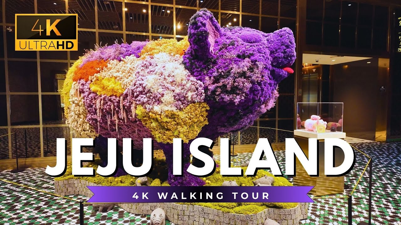 4K Jeju Island Grand Hyatt | Jeju Dream Tower Walk | Best Place to Stay in Jeju