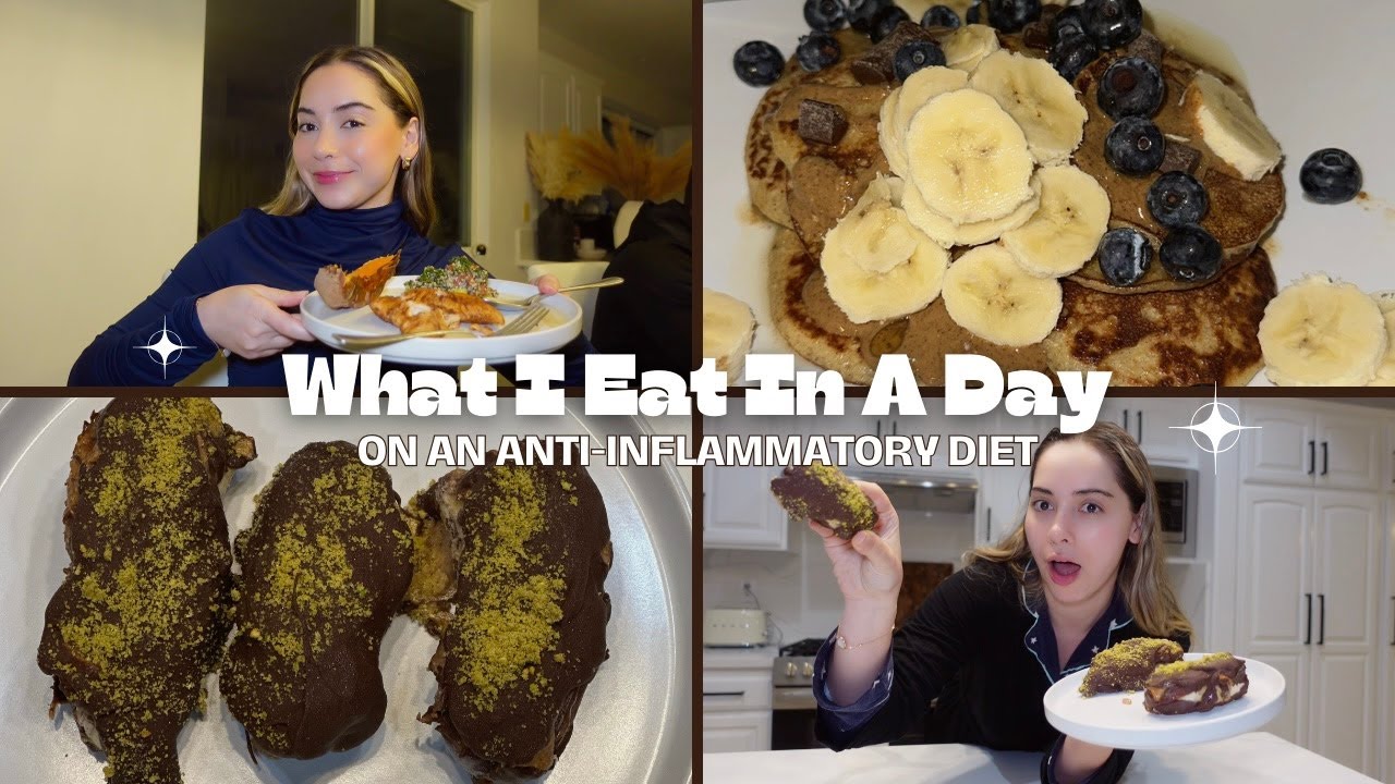 What I Eat in a Day On An Anti-Inflammatory Diet | Gluten Free, Dairy Free, Refined Sugar Free