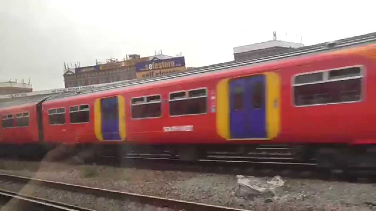 London Waterloo to Clapham Junction on a SWT 450 05/08/15
