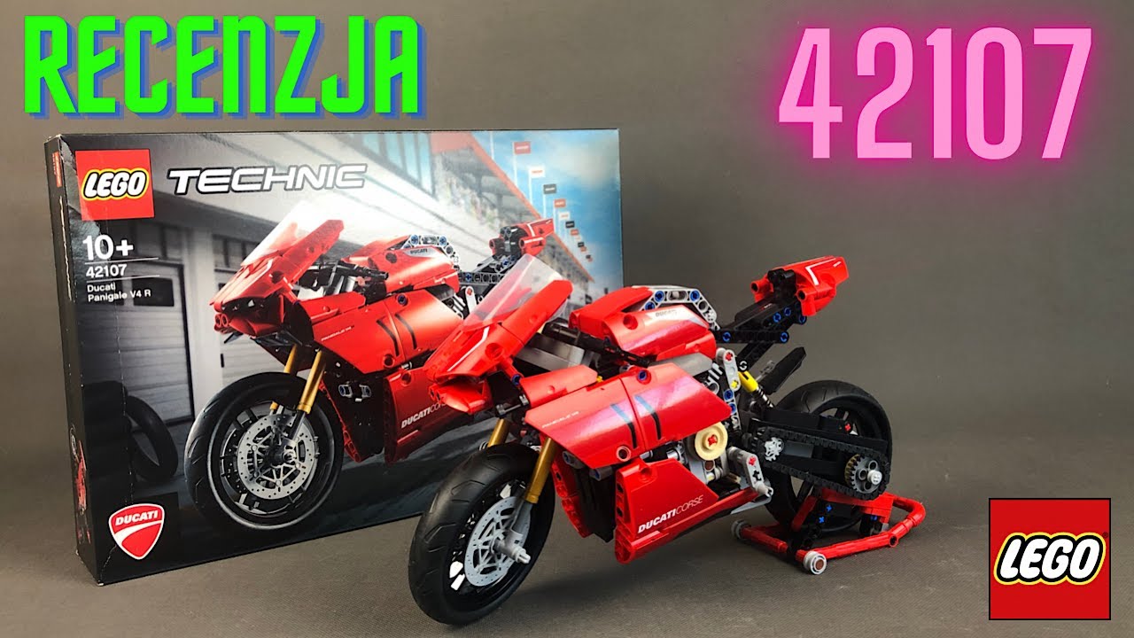 LEGO TECHNIC 42107 DUCATI PANIGALE V4 R - RECENZJA
