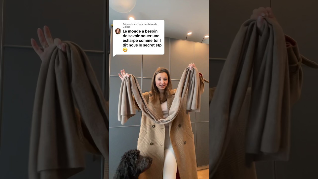 Tuto : mettre une &eacute;charpe 🧣