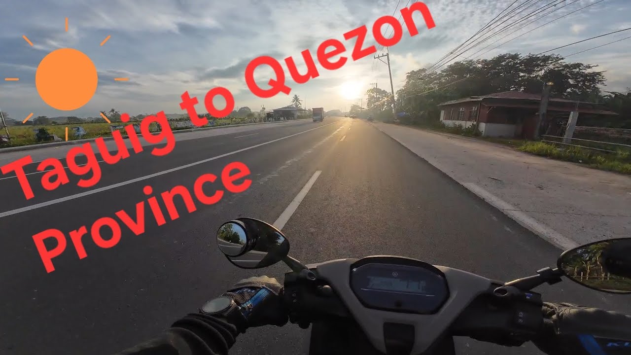 Taguig City to Tayabas City Quezon Province | Yamaha Mio Gravis V2