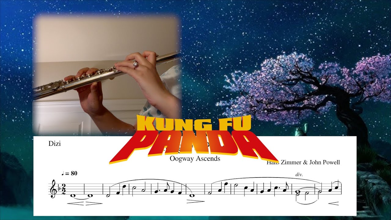 Oogway Ascends (Kung Fu Panda) Flute Cover with sheet music