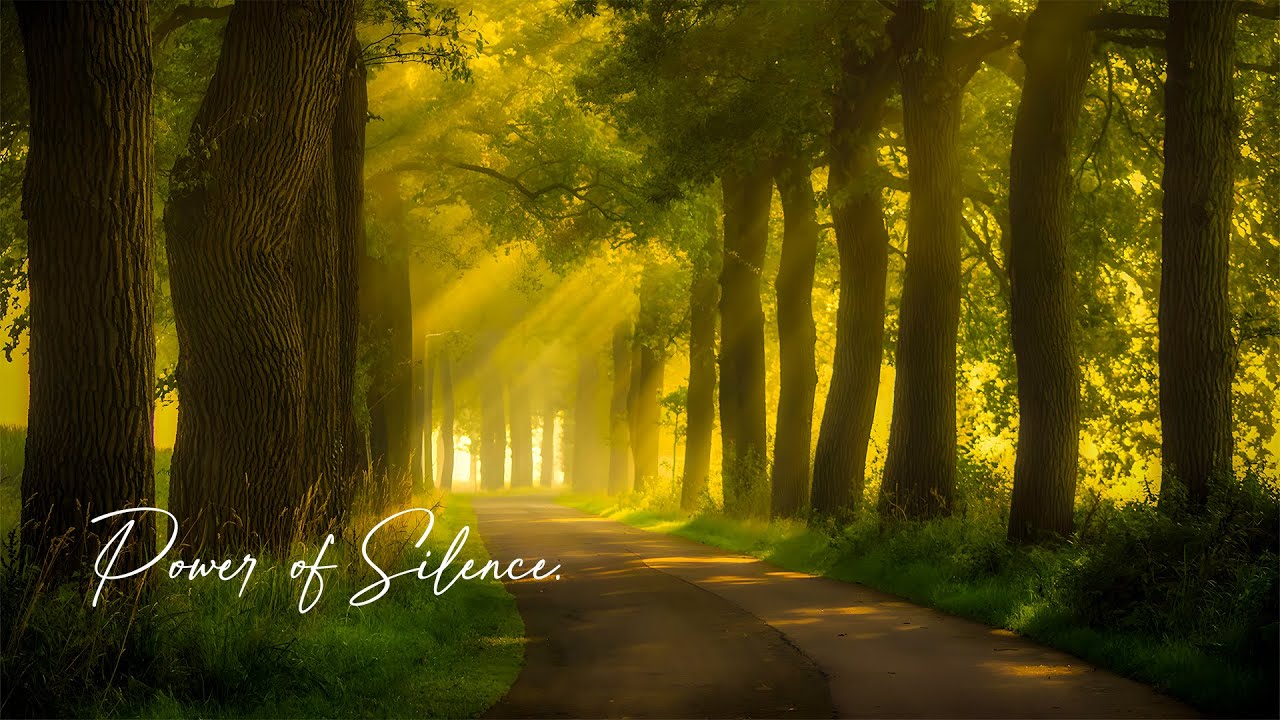 power of silence.