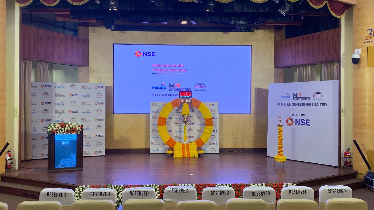 Listing ceremony of M&B Engineering Limited