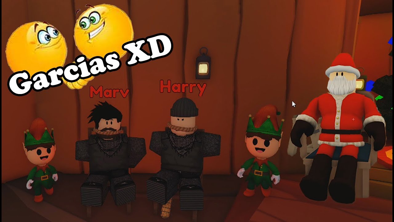 Cuando Vienen LADRONES a Robarte Pero Viene PAPA NOEL y Te Salva XD -- Roblox