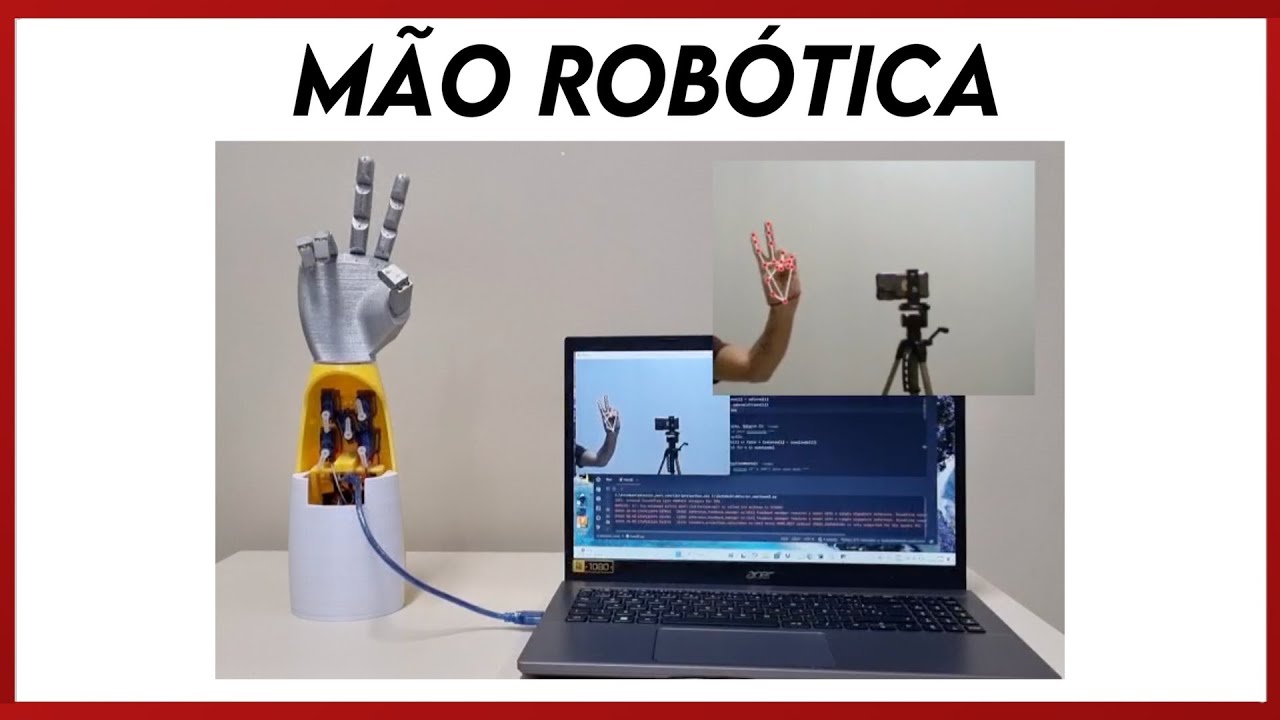 Experimentando: Mão robótica / Robotic hand