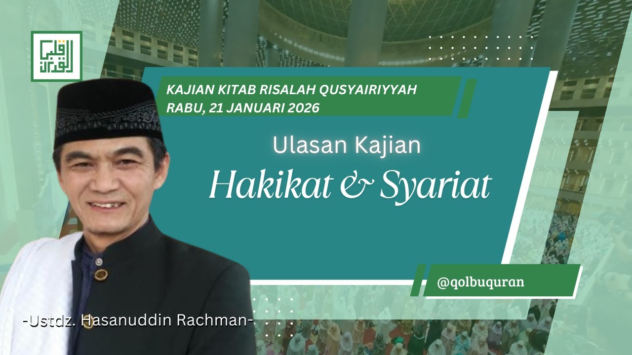 [Ulasan] Kajian Kitab Risalah Qusyairiyyab