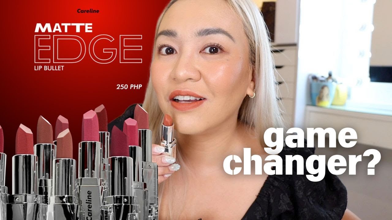 GAME CHANGER?!!! NEW CARELINE MATTE EDGE LIP BULLET TRY ON!