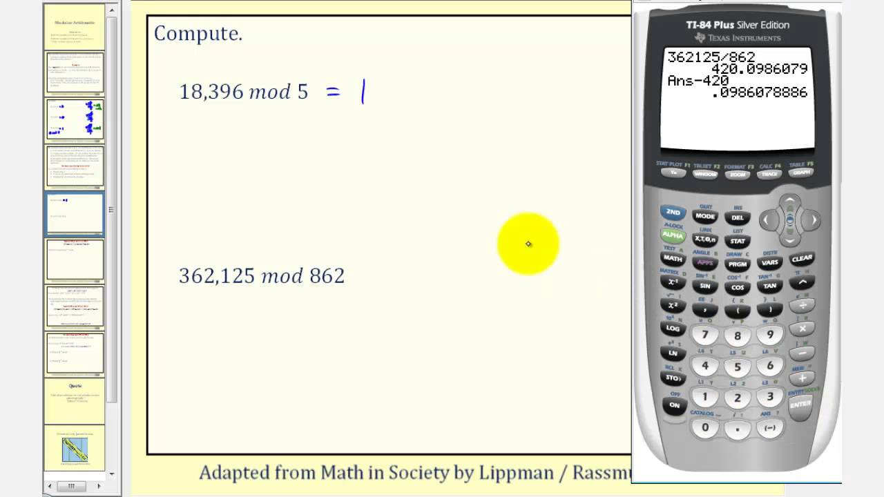 Modular Arithmetic