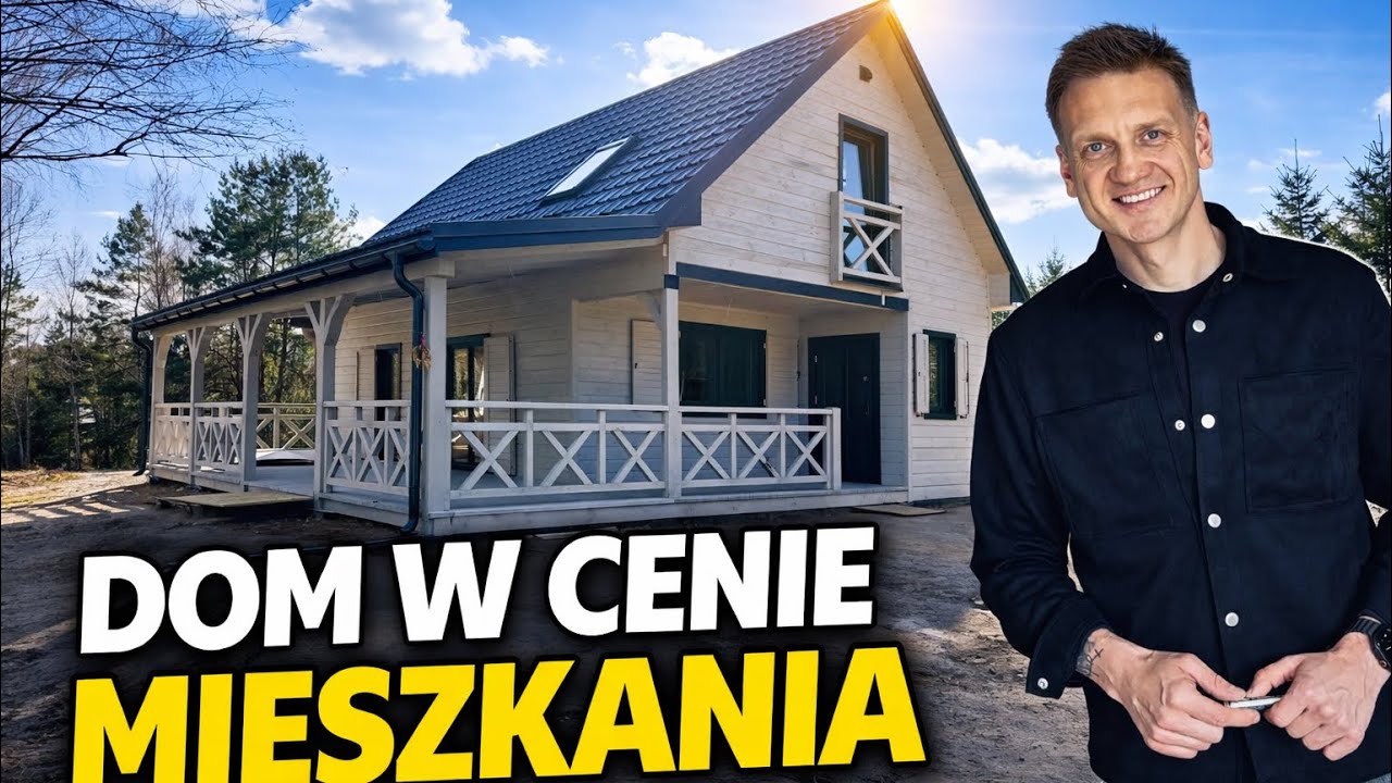 DOM 90m2 I DREWNIANY SZKIELETOWY I Bajka MDD