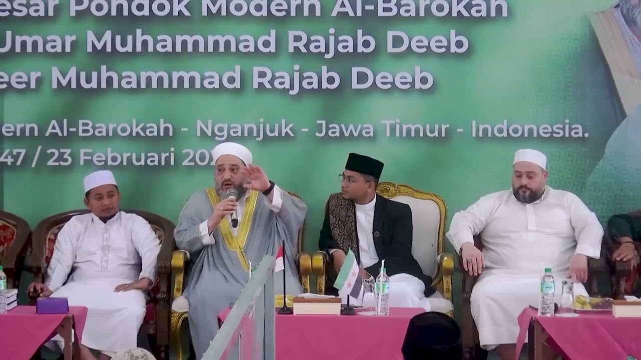 Buka Puasa Bersama Keluarga Besar Pondok Modern Al-Barokah Dr. Syaikh Umar Muhammad Rajab Deeb