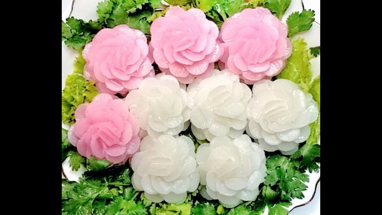 ช่อกุหลาบ แบบนุ่ม ๆ สวย ๆ อร่อย ๆ ด้วยแป้งของแม่ครู นะคะ #ขนมสร้างรายได้ #ขนมสร้างอาชีพ #อาหารว่าง