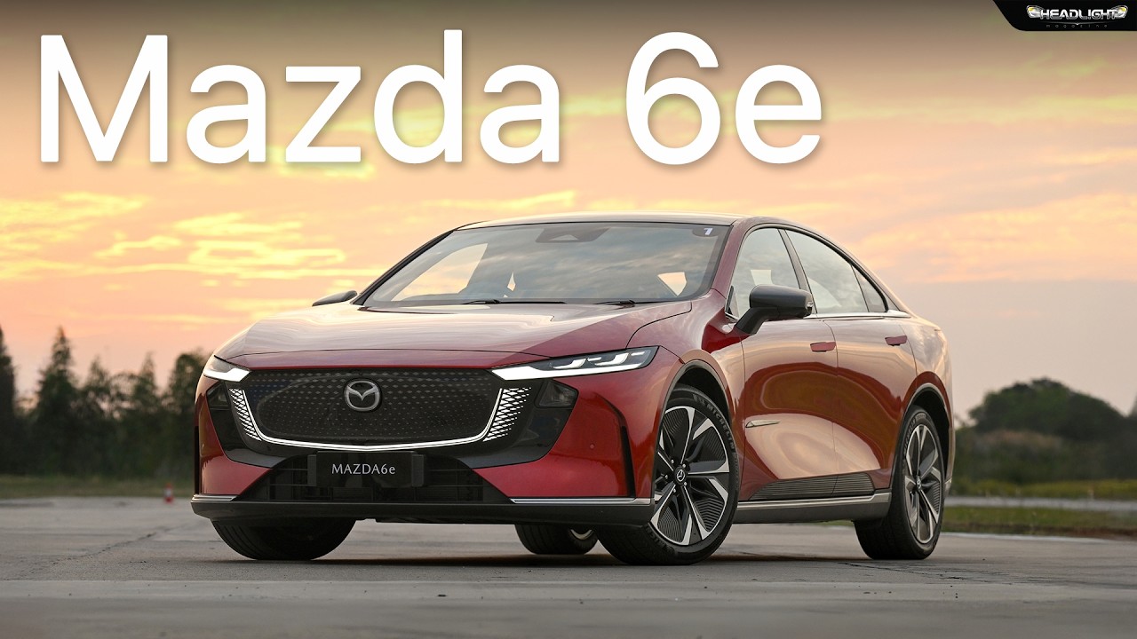 J!MMY ลองขับสั้นๆ ครั้งแรก Mazda 6e รถยนต์ไฟฟ้า | Headlightmag