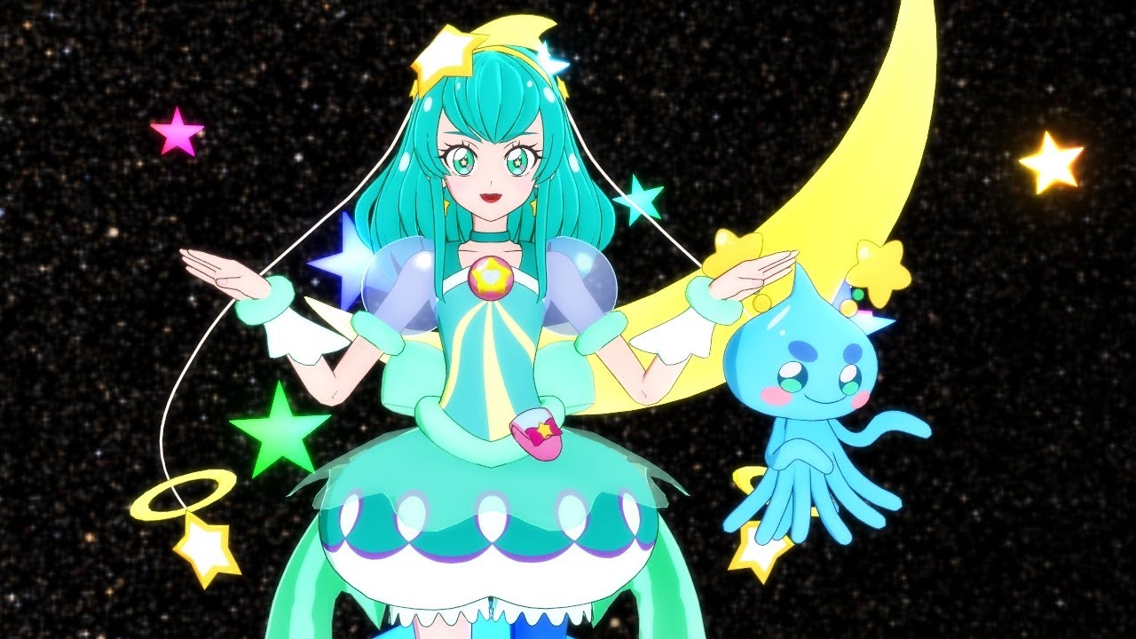 キュアミルキーとプルンスでエイリアンエイリアン【MMD Precure】