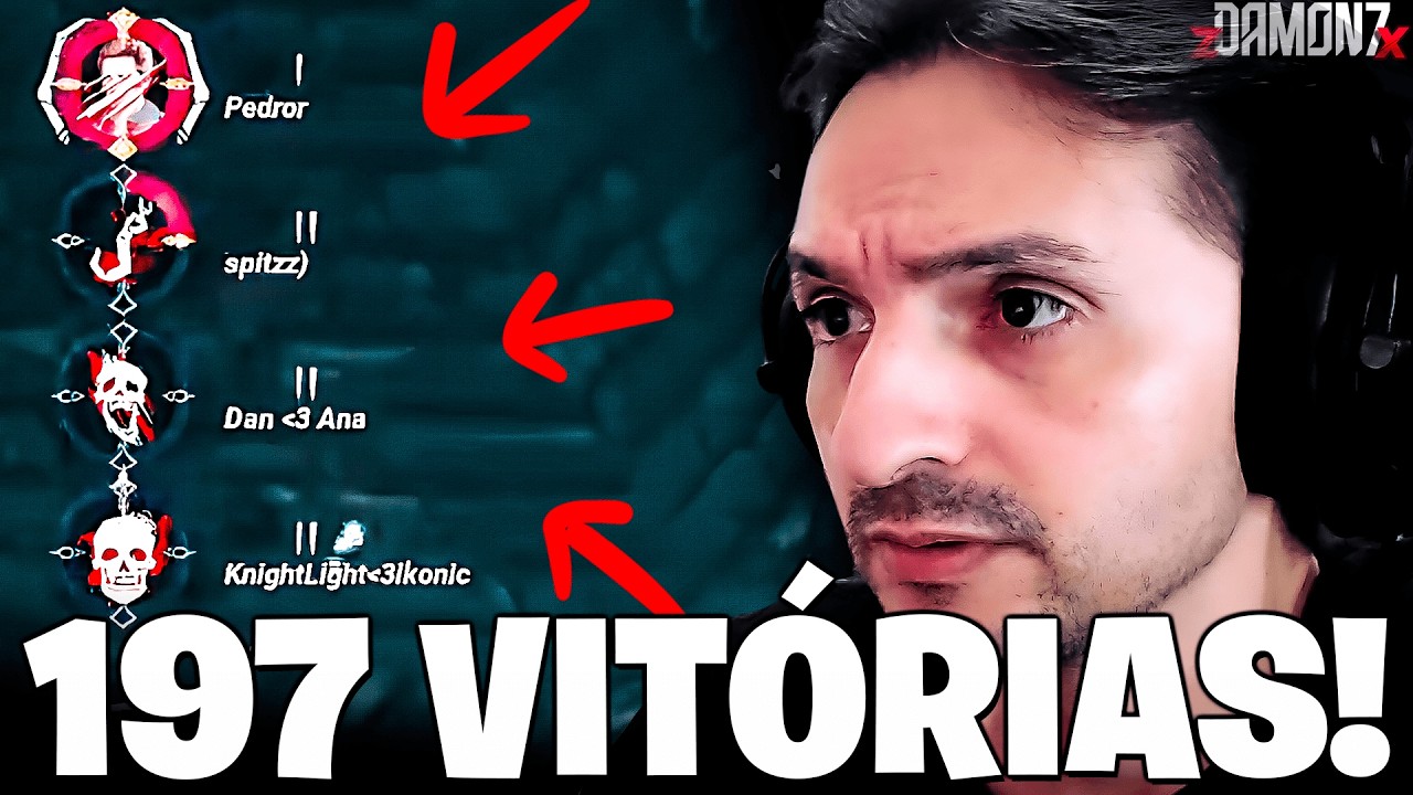 QUE TRAGÉDIA: FOI ASSIM QUE A INVICTUS PERDEU A STREAK COM 197 VITÓRIAS - REACT - Dead by Daylight