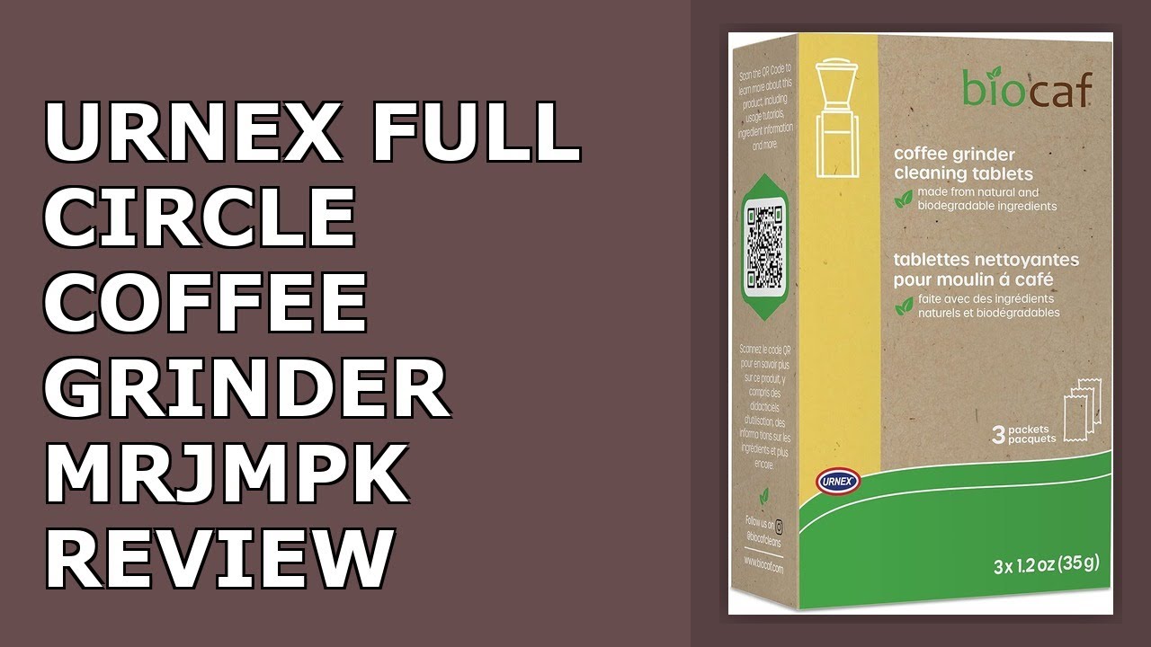 Urnex Full Circle Coffee Grinder Cleaning Tablets - 3 Single Use Packets - Coffee Grinder Review