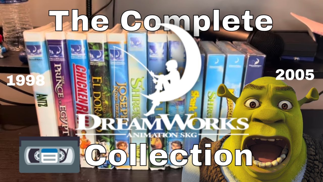 My Complete DreamWorks Animations VHS📼Collection[Review] (1998-2005)🌙🎣🎞️