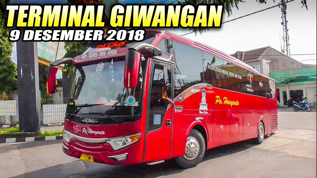 GA TAKUT GASRUK | Kesibukan Terminal Bis Giwangan, Jogja 9 Desember 2018