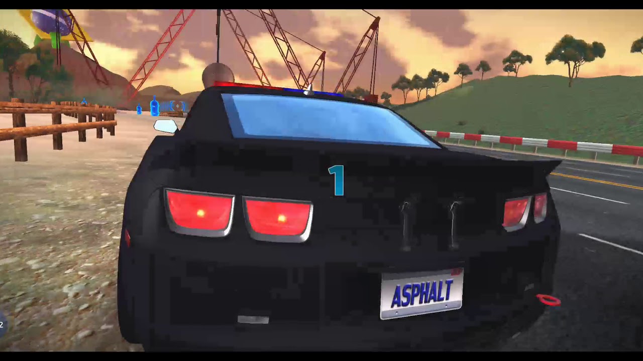 Police Chase using Camaro Asphalt Nitro | Awesome chase
