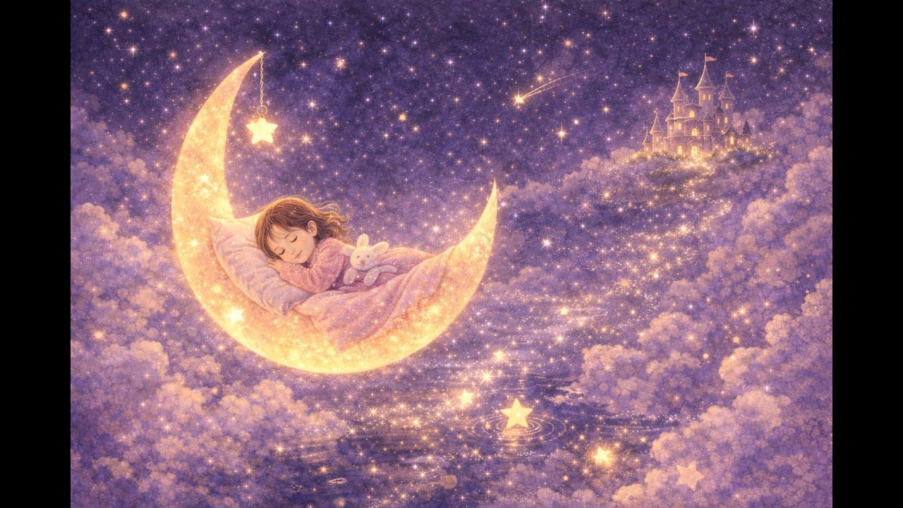 Starry Dream Journey✨ | 꿈나라 여행을 떠나는 브람스 자장가 오르골🌙 아기수면음악🎵