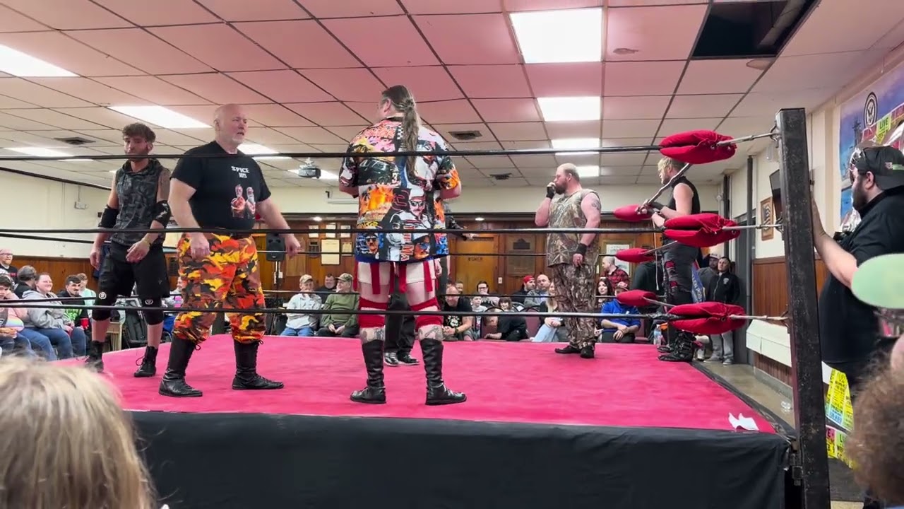 Uwc 6 man tag Harris 3 vs the spice boys and the comeback kid