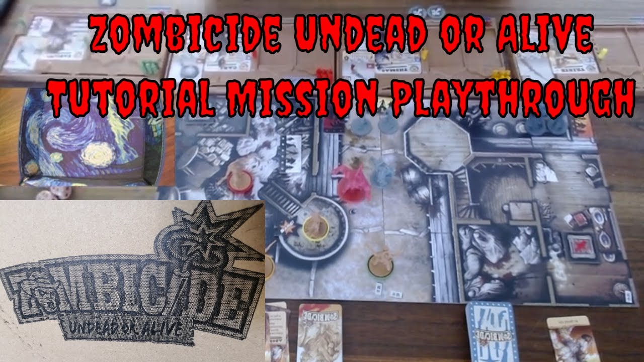 Zombicide Undead or Alive Playthrough - Tutorial Mission