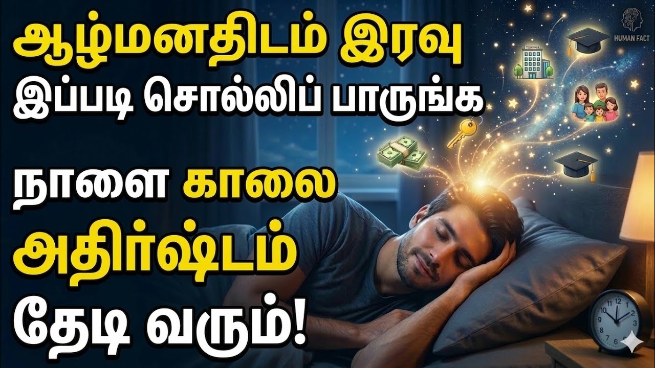 ஆழ்மனதிடம் இரவு தூங்கும் முன் இப்படி கேளுங்கள்.| Subconscious Mind Power in Tamil | Human Fact