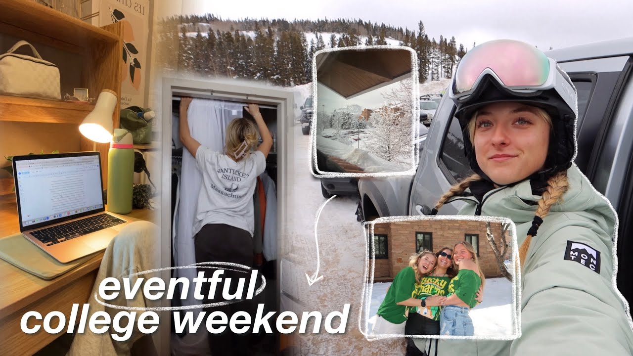 weekend in my life! snow day, spring cleaning, and st patty’s