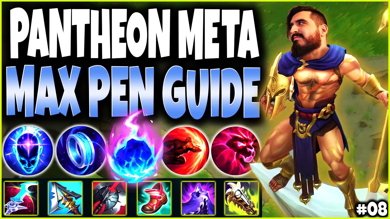 My Max Pen Top PANTHEON Build Guide BROKE THEIR META ~ LoL Meta #08 🔥 Best Top Pantheon s12 Gameplay