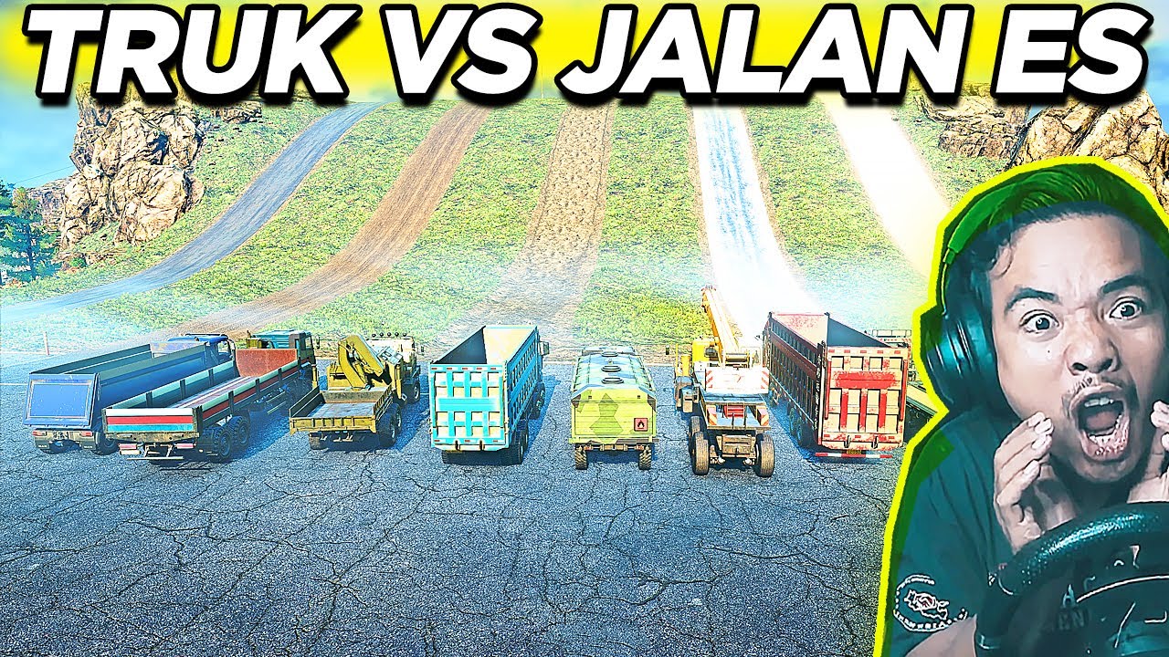 🔥8 Truk Mana Yang Lolos di Tanjakan ES?? - SnowRunner❄️🚛