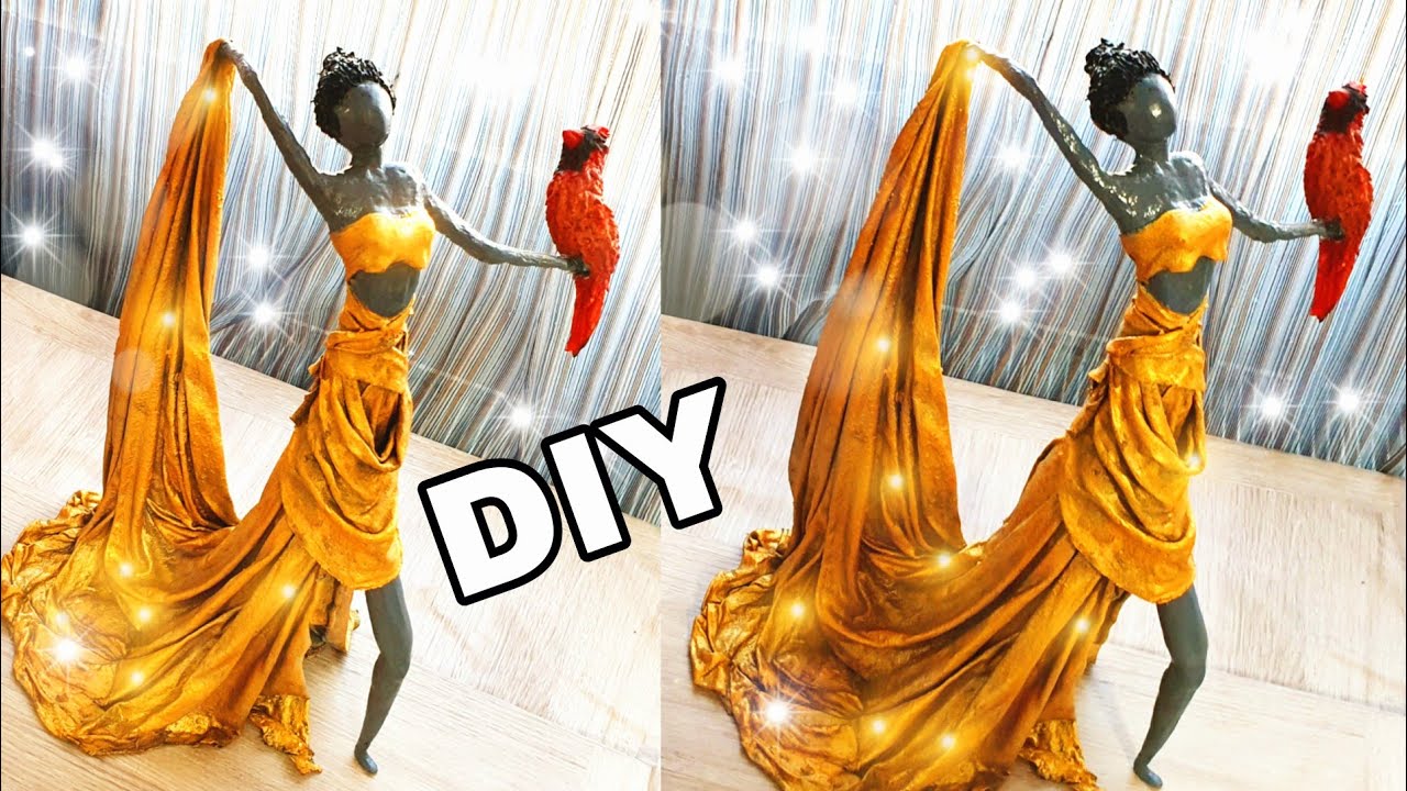 #bestoutofwaste EMPTY BOTTLE INTO A BEAUTIFUL SCULPTURE|| ROOM DECOR IDEA: