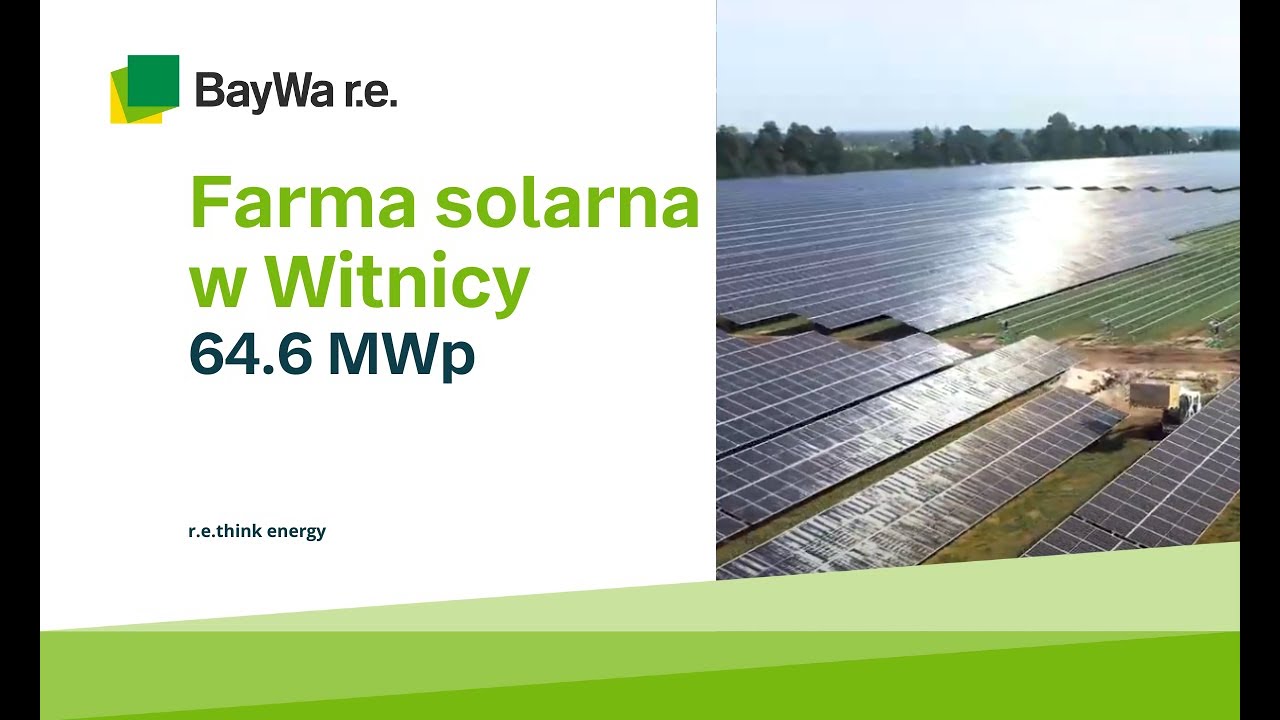 Farma solarna w Witnicy - 64.6 MWp