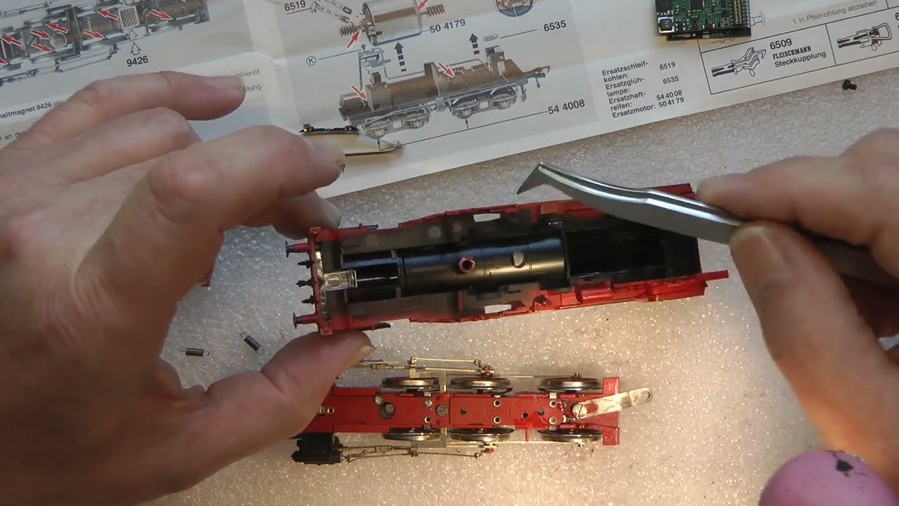 Wolfgangs Märklin Modellbahn BR 38 Fleischmann bekommt Sound