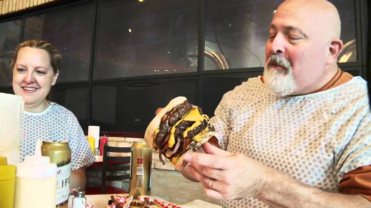 Las Vegas: dining at the Heart Attack Grill