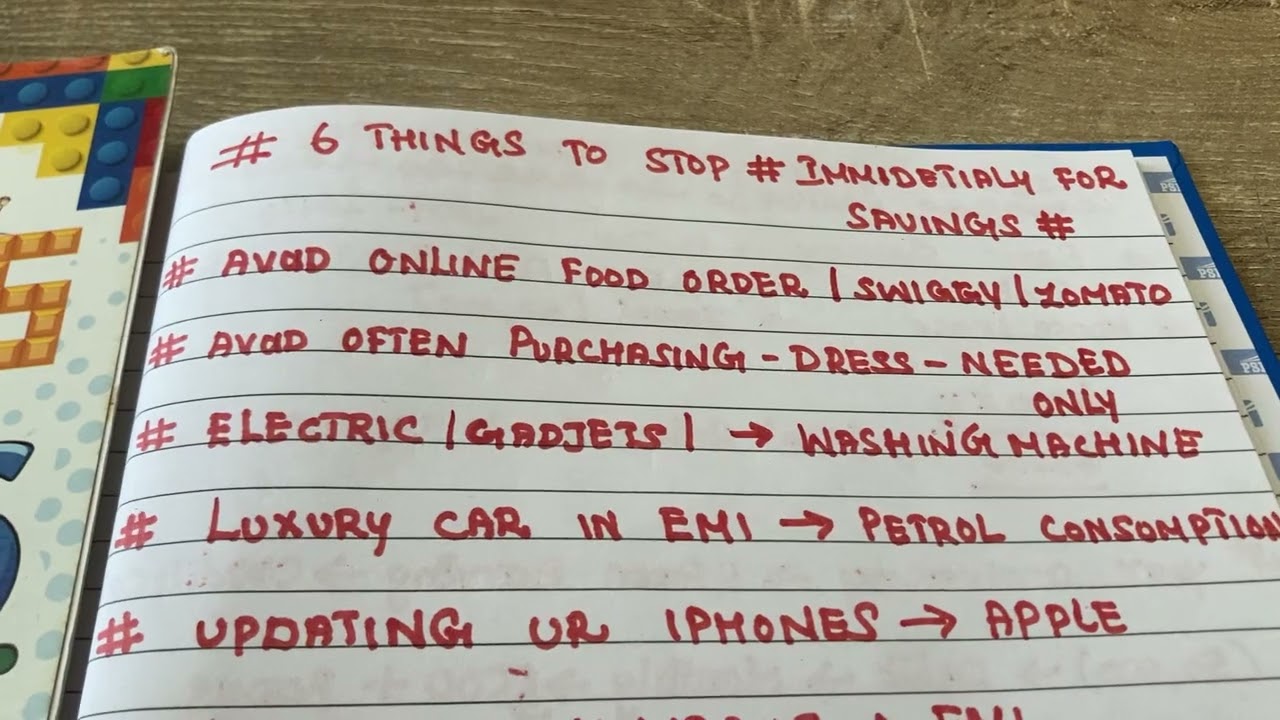 # First 6 Things to stop Immediately # Saving Tips & Tricks # 