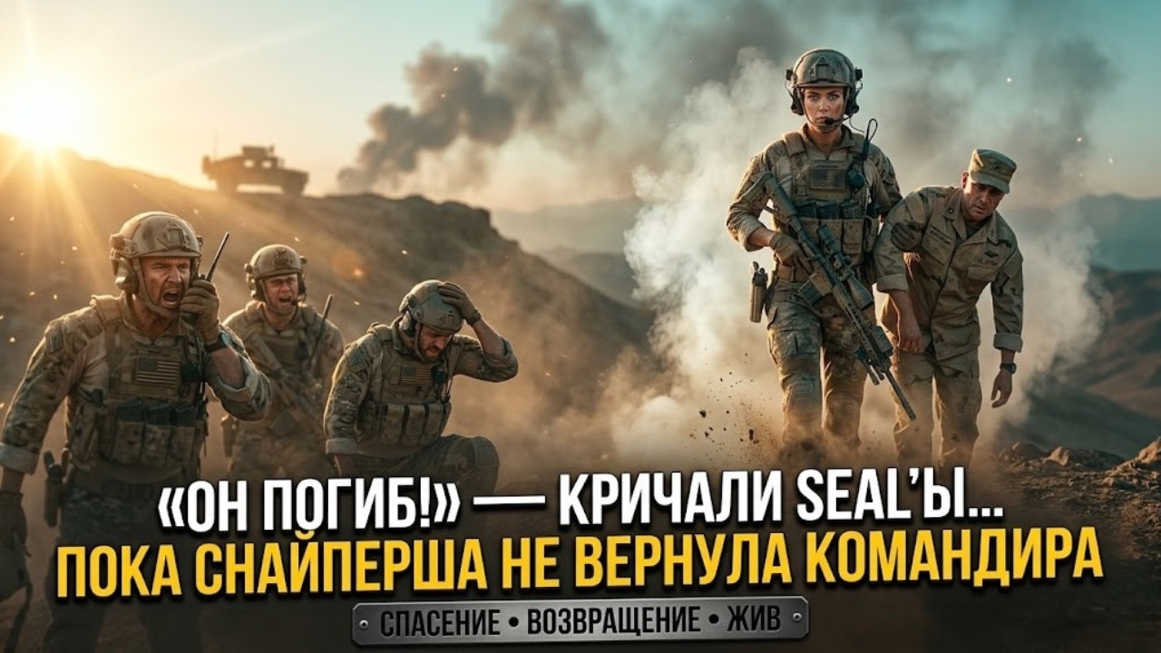 «Он ушел!» — кричали морские котики, пока одна сумасшедшая снайперша не вернула их командира.