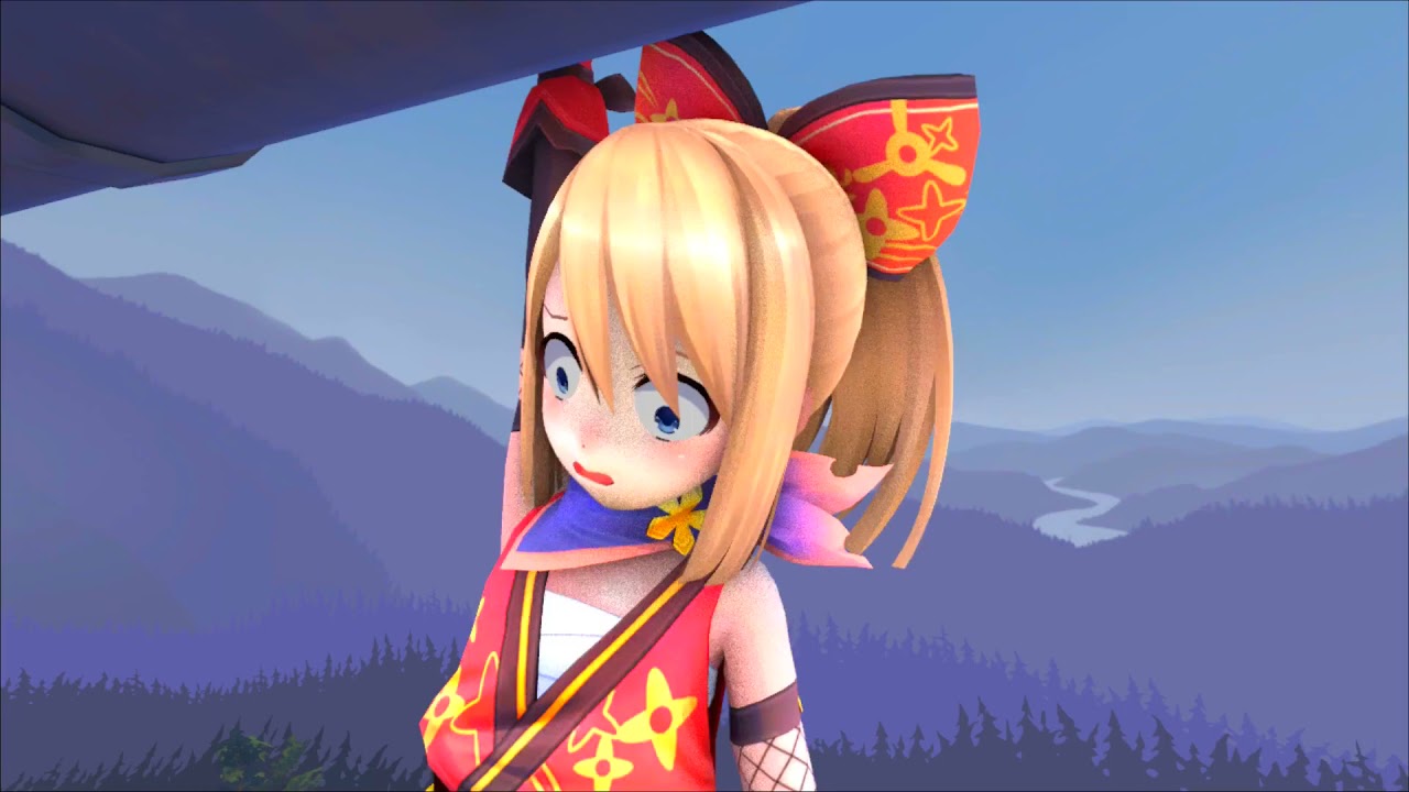 CPU Candidates (Hyperdimension Neptunia) Short Handstomp Animation