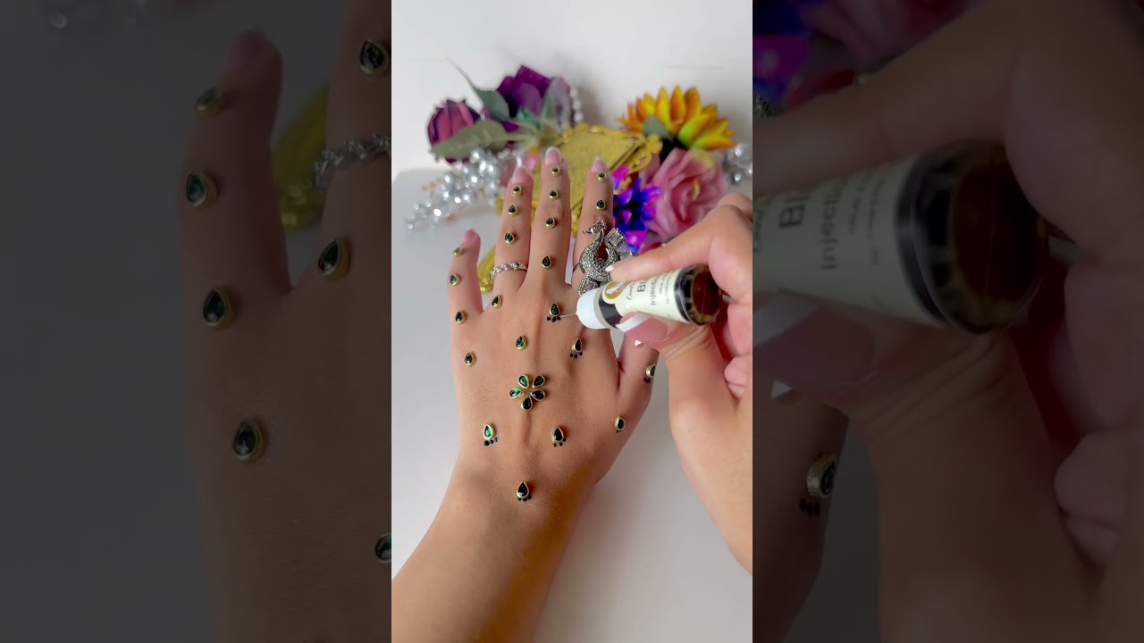 Embellished Mehendi✨ #mehendi #henna #diycrafts #diyideas #shortsfeed2025 #shorts2025