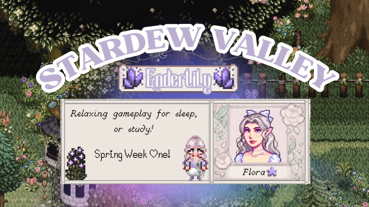 Enderlily | Stardew Valley Medieval Modded Longplay | No Commentary 🗡️✿🌿
