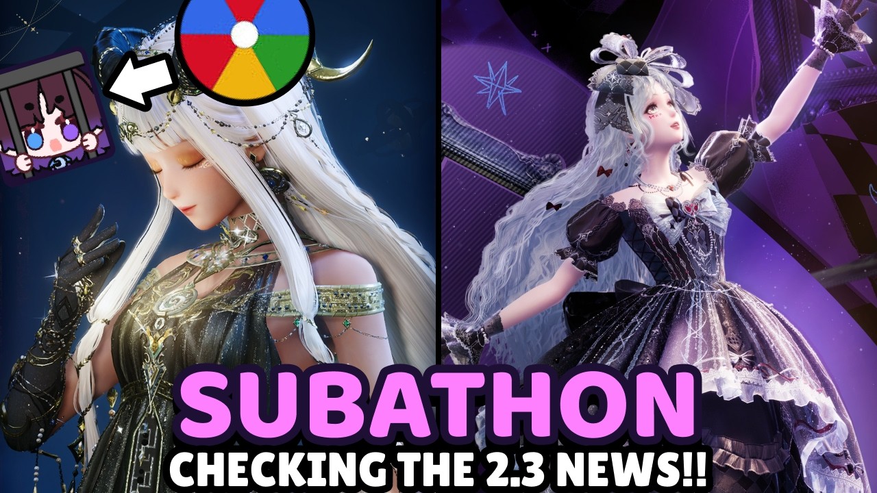 [DROPS] SUBATHON HYPE!! 2.3 styling, outfit requests, exploring🥚⏰ cozy games sesh 🖤 #infinitynikki