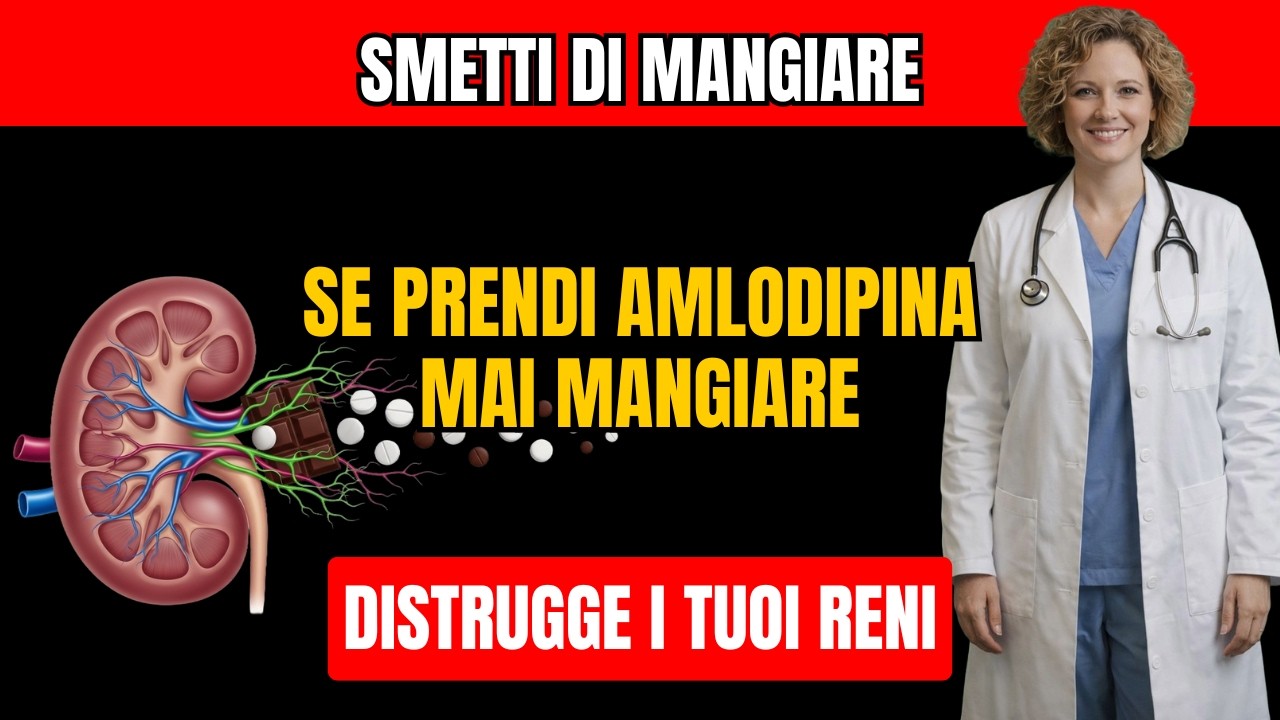 Cioccolato + Amlodipina: La Combinazione Tossica che Distrugge i Tuoi Reni | Salute 60+