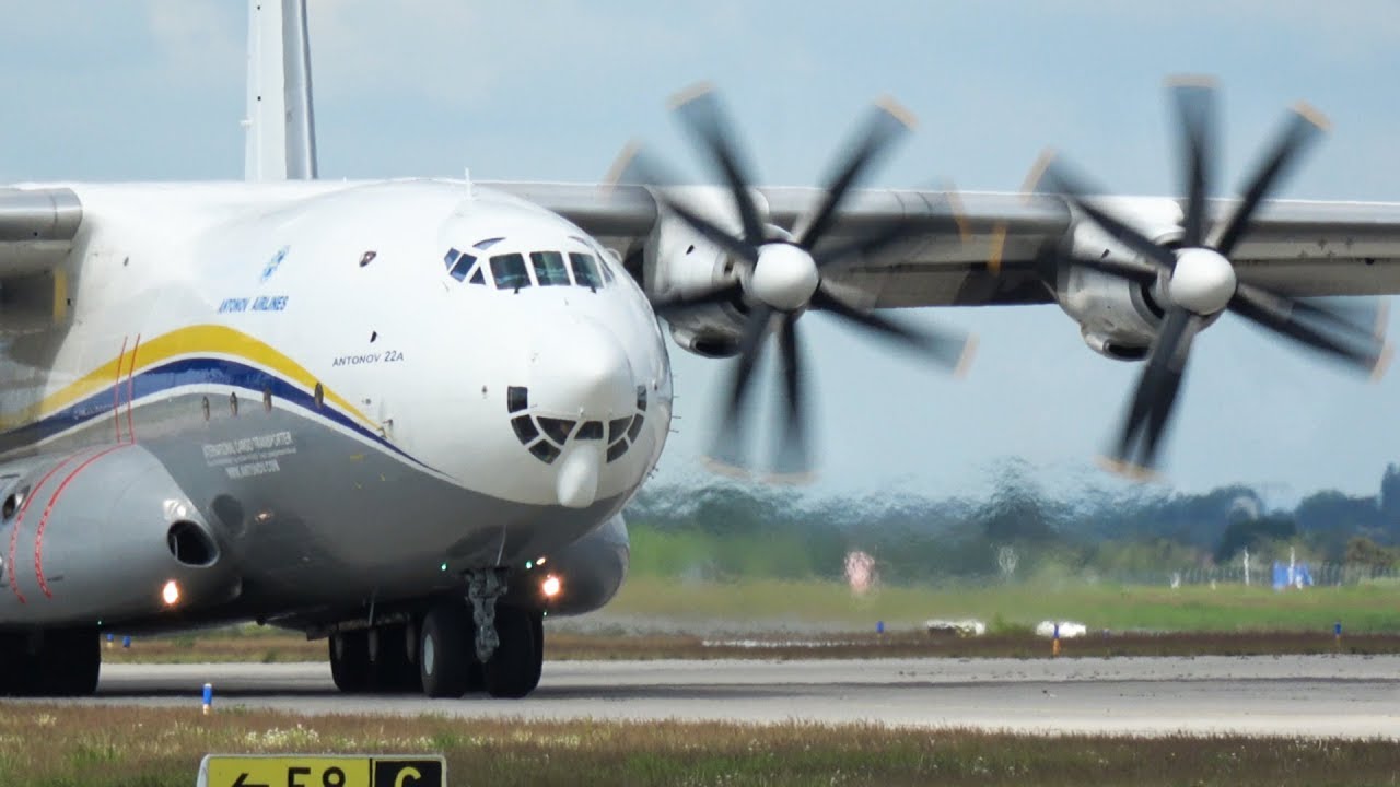 15 MINUTES | World BIGGEST Turbopropmoments | Leipzig Halle Airport Antonov An-22 LEJ EDDP